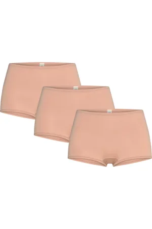 Lindex Brief Boxer Midi Polly Micro 3 Alushousut Brief Tangat Beige