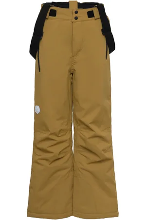 Color Kids Ski Pants Slim - Af 15.000 Outerwear Snow-ski Clothing Snow-ski Pants Yellow