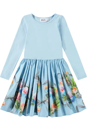 Molo Casie Dresses & Skirts Dresses Casual Dresses Long-sleeved Casual Dresses Blue