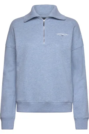 Lexington Half-Zip Logo Sweatshirt Tops Sweat-shirts & Hoodies Sweat-shirts Blue