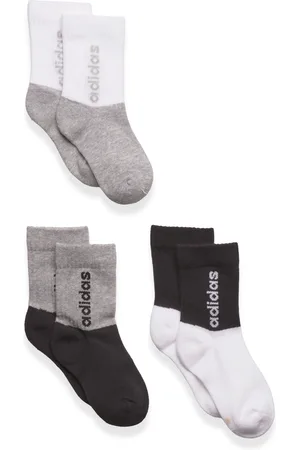 adidas Lin Kids Crw 3P Sport Socks & Tights Socks Multi/patterned