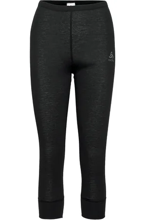 Odlo Active Warm Bl Bottom 3/4 Sport Base Layer Bottoms Black