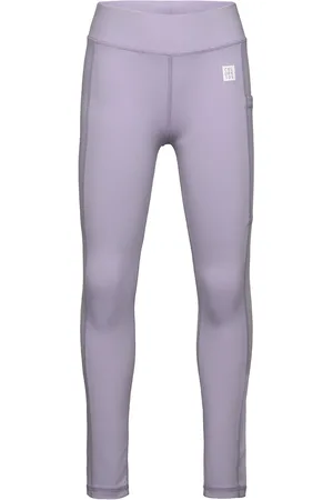 Color Kids Sport Tights Bottoms Running-training Tights Purple