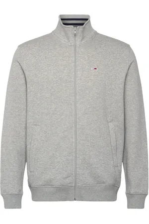 Tommy Hilfiger Tjm Reg Fleece Zip Thru Ext Tops Sweat-shirts & Hoodies Sweat-shirts Grey