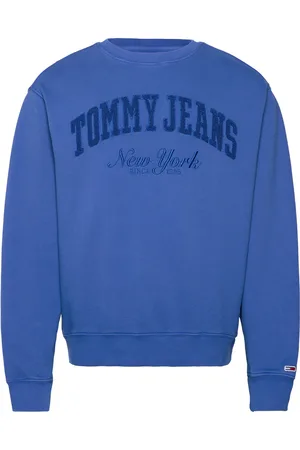 Tommy Hilfiger Tjm Rlx Vintage Varsity Crew Tops Sweat-shirts & Hoodies Sweat-shirts Blue