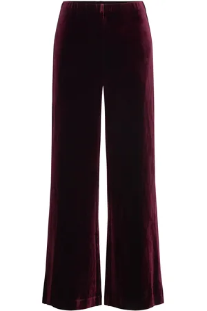 Sofie Schnoor Valosw Trousers Bottoms Trousers Wide Leg Burgundy