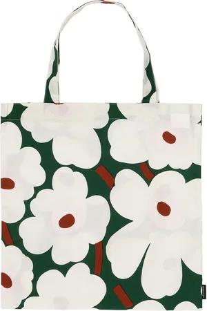 Marimekko P. Unikko Bag 44X43 Cm Bags Totes Green