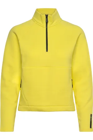 Sail Racing W Race T-Neck Sport Sweat-shirts & Hoodies Sweat-shirts Yellow
