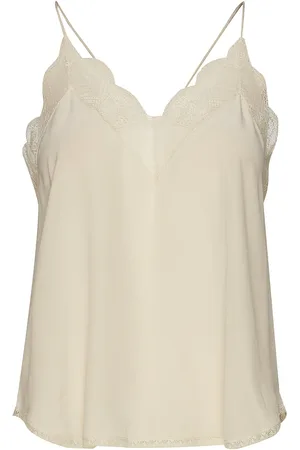 Zadig & Voltaire Christy Cdc Perm Designers Blouses Sleeveless Cream