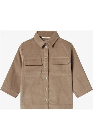 Fliink Billy Ls Shirt Tops Shirts Short-sleeved Shirts Brown