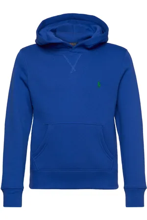 Ralph Lauren Fleece Hoodie Tops Sweat-shirts & Hoodies Hoodies Blue