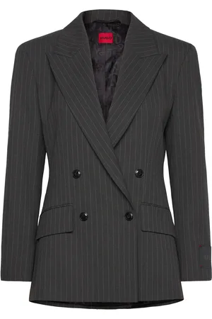 HUGO BOSS Azenia Blazers Double Breasted Blazers Black