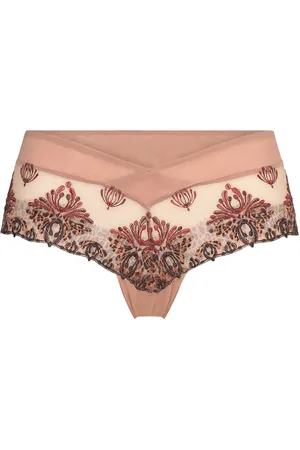 Chantelle Champs Elysees Shorty Lingerie Panties Brazilian Panties Brown