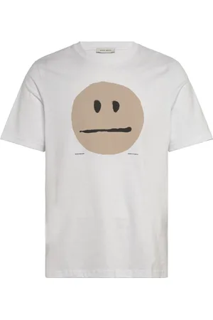 WoodWood Wwbobby Miley T-Shirt Tops T-shirts Short-sleeved White