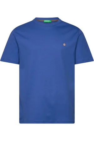 Benetton T-Shirt Tops T-shirts Short-sleeved Blue