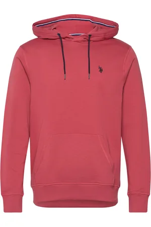 U.S. Polo Assn. Uspa Sweatshirt Brayden Men Tops Sweat-shirts & Hoodies Hoodies Red