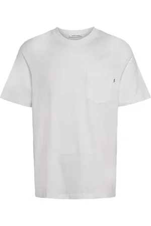 WoodWood Wwbobby Pocket Tshirt Tops T-shirts Short-sleeved White