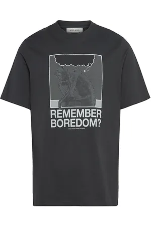 WoodWood Wwbobby Penseur T-Shirt Tops T-shirts Short-sleeved Grey