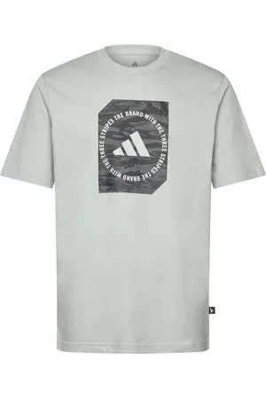 adidas M C Camo Box T Sport Men Sports Clothes Sport Tops Sport T-shirts Green