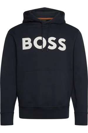 HUGO BOSS Webasic_Hood Tops Sweat-shirts & Hoodies Hoodies Black