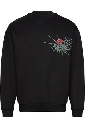 HUGO BOSS Derumkek Tops Sweat-shirts & Hoodies Sweat-shirts Black