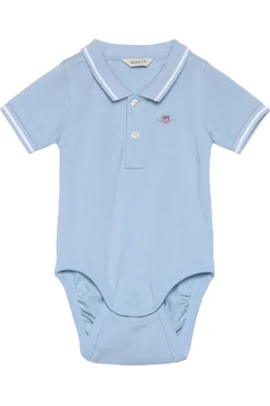 GANT Contrast Tp Pique Body Bodies Short-sleeved Blue