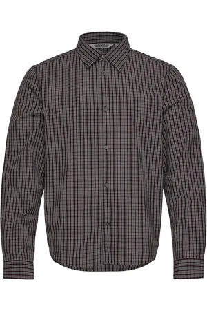 Weekday Checked Shirt Tops Shirts Checkered Shirt Black