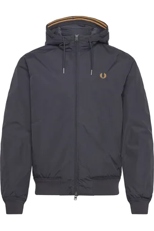 Fred Perry The Hooded Brentham Jkt Bombertakki Takki Navy