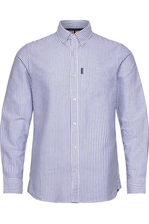 Superdry Essentials Oxford Shirt Tops Shirts Oxford Shirt Blue