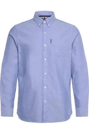 Superdry Essentials Oxford Shirt Tops Shirts Oxford Shirt Blue
