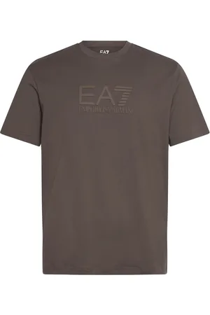EA7 T-Shirt Tops T-shirts Short-sleeved Brown