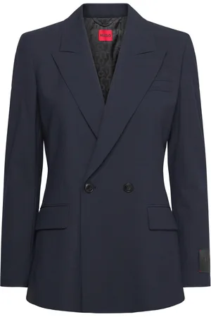 HUGO BOSS Akisa Blazers Double Breasted Blazers Navy