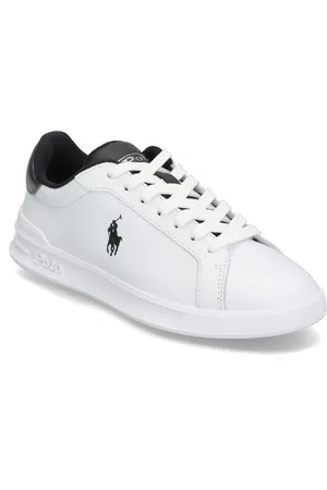 Ralph Lauren Heritage Court Ii Leather-Canvas Sneaker Matalavartiset Sneakerit Tennarit White