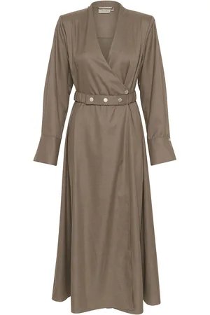 Gestuz Caciagz Dress Maksimekko Juhlamekko Brown