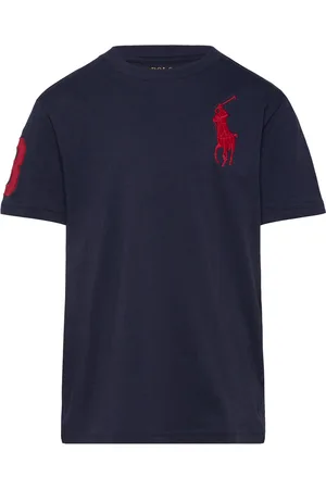 Ralph Lauren 26/1 Jersey-Ss Cn-Tp-Tsh Tops T-shirts Short-sleeved Navy