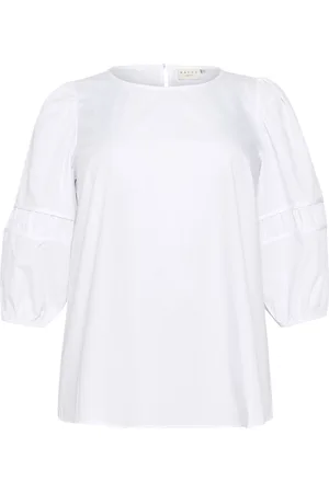 Kaffe Kcelina Blouse Tops Blouses Long-sleeved White