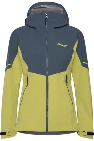 Bergans Senja Hybrid Softshell W Jacket Green Oasis/Orion Blue Xs Sport Sport Clothing Sport Outerwear Sport Jackets Sport Outdoor Jackets Green