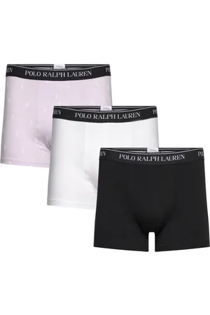 Ralph Lauren Classic Stretch-Cotton Trunk 3-Pack Bokserit Black