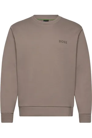 HUGO BOSS Salbo Mirror Sport Sport Clothing Sport Sweat-shirts & Hoodies Sport Sweat-shirts Khaki Green