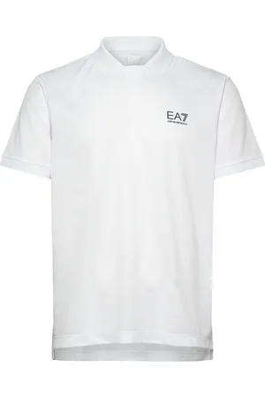 EA7 Polo Shirt Tops Polos Short-sleeved White