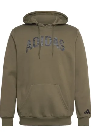 adidas M C Camo Lin Hd Sport Sport Clothing Sport Sweat-shirts & Hoodies Sport Hoodies Khaki Green