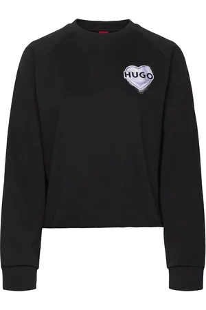 HUGO BOSS Darace Tops Sweat-shirts & Hoodies Sweat-shirts Black