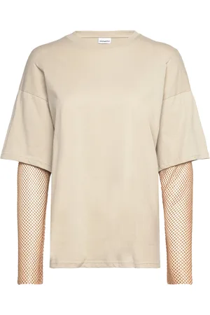 H2OFagerholt Le T-Shirt Tops T-shirts & Tops Long-sleeved Beige