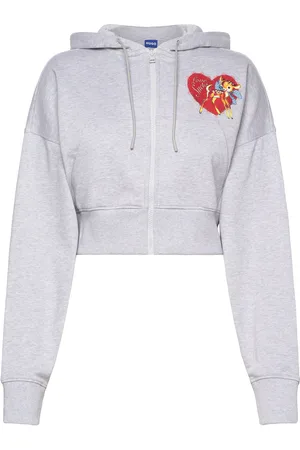 Hugo Blue Desty_B Tops Sweat-shirts & Hoodies Hoodies Grey