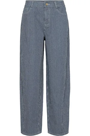 Numph Nuerina Pants Bottoms Jeans Wide Blue