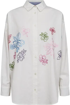 Numph Nufaith Shirt Tops Shirts Long-sleeved White