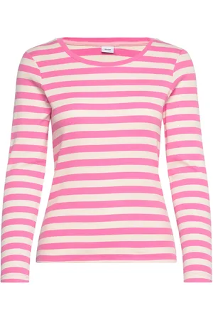 Numph Numixie Ls T-Shirt - Gots Tops T-shirts & Tops Long-sleeved Pink