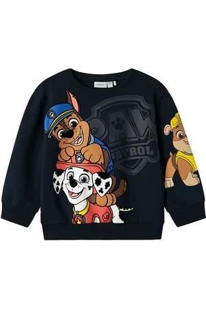 NAME IT Nmmjonce Paw Nreg Sweat Unb Cplg Tops Sweat-shirts & Hoodies Sweat-shirts Navy