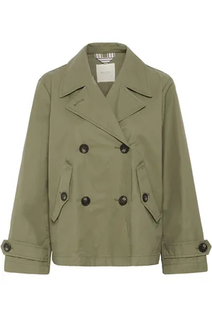 Part Two Nellipw Otw Outerwear Jackets Light-summer Jacket Khaki Green
