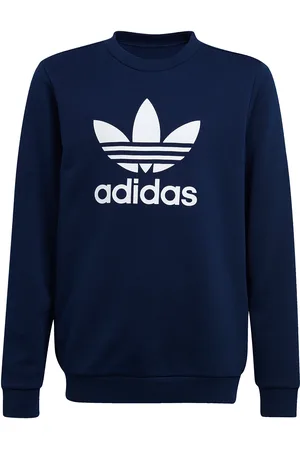 adidas Trefoil Crew Tops Sweat-shirts & Hoodies Sweat-shirts Navy